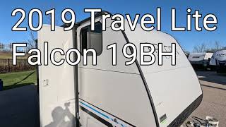 2019 Travel Lite Falcon 19BH Travel Trailer [upl. by Ettennyl]