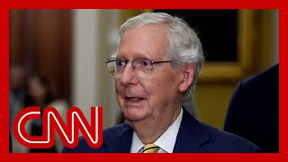 Hear McConnells answer when asked about confronting bad blood with Trump in upcoming meeting [upl. by Tenay]