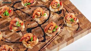 Spanish Shrimp Pintxos Recipe by Ziruma [upl. by Artemas365]