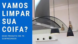 COMO LIMPAR COIFA ESSE PRODUTO VAI TE SURPREENDER Coifa limpandocoifa inóx [upl. by Stone]