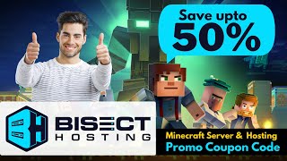 Bisecthosting promo coupon code  Best Minecrafter Server 2024  Get upto 50 Discount Bisecthosting [upl. by Charbonnier936]