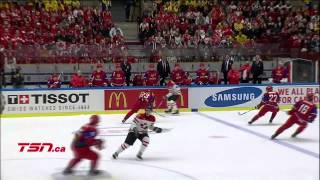 Canada v Russia BMG 12  2014 IIHF World Junior Championship [upl. by Kirsch]