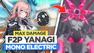 Yanagi Mono Electric Inferno Reap Max Damage Rotation Showcase [upl. by Iliram]