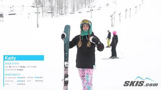 Kaitys Review Elan Ripstick 88 W Skis 2021Skiscom [upl. by Aihcsrop]