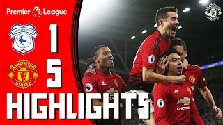 Highlights  Cardiff 15 Manchester United  Premier League [upl. by Georgeta853]