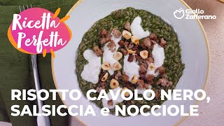 RISOTTO CAVOLO NERO SALSICCIA e NOCCIOLElautunno nel piatto🍂❤️🌰 adv [upl. by Kensell]