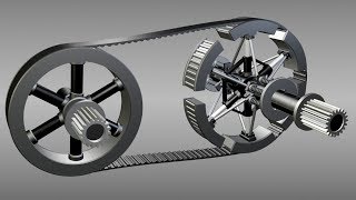 Continuously mechanical Variable Transmission CVT [upl. by Acirat605]