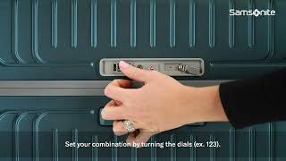 How to Reset Your Luggage Lock by Samsonite [upl. by Avrit672]