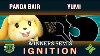 Ignition 221 WINNERS SEMIS  Panda Bair Isabelle vs Yumi Game N Watch [upl. by Gnouhp]