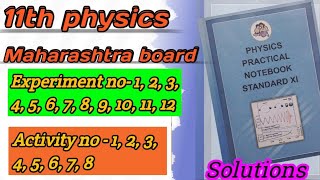 Class 11th Physics Experiment no 4  Parallelogram law of vector l Maharashtra Board practicle [upl. by Ainoet]