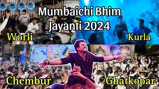 Mumbaichi Bhim Jayanti 2024  Ratrabhar Jayanti Chalu [upl. by Ronni]