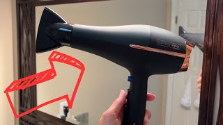 My review of Conair Hair Dryer with Diffuser 1875W AC Motor Pro Hair Dryer with Ceramic Technology [upl. by Bjork204]