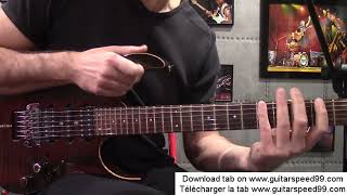 Tuto guitare  comment jouer Losfer Words Iron Maiden [upl. by Llenreb128]