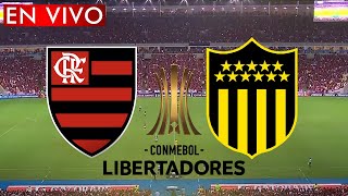 FLAMENGO VS PEÑAROL EN VIVO COPA LIBERTADORES [upl. by Barnabe]