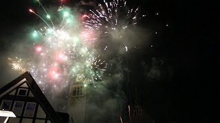 Schützenfest Altenhundem 2014 Zapfenstreich und Feuerwerk [upl. by Urias]