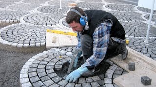 Kopfsteinpflaster Paving in the round arch [upl. by Alegnasor711]