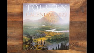 Tolkien Calendar 2022 Unboxing [upl. by Nivets]