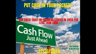 Eight 8 Dividend Gems to Buy in 2024 For Less Than 100 That Will Put Cash In Your Pocket 64 [upl. by Etnoel547]