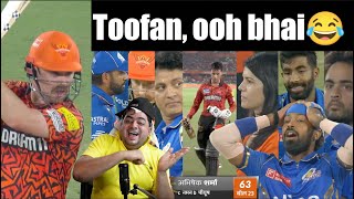 रिकॉर्ड तोड़ पिटाई SRH 277  Abhishek Travis Klaasen superb batting  इतना कौन मारता है  MI vs SRH [upl. by Tarah36]