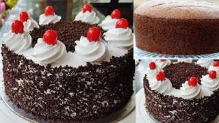 1 kg Black Forest Birthday Cake Recipe Without OvenHow To Make Black Forest Birthday Cake Recipe 👌 [upl. by Polik863]