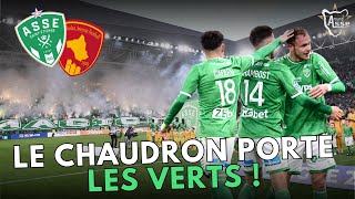 ASSE  RODEZ Enorme ambiance à GeoffroyGuichard [upl. by Ahseuqram]