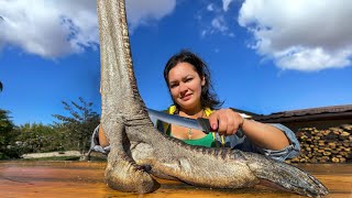 Cooking The Largest Bird  OSTRICH Step by Step to a Great Taste [upl. by Naarah]