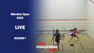 Gibraltar Open 2022  Court 2  Round 1 [upl. by Aleac431]