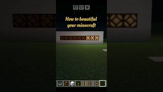 How to make a beautiful lighting lamps in minecraft minecraft tutorial gaming shorts shortvideo [upl. by Eeladnerb]