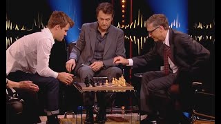 Magnus Carlsen Checkmates Bill Gates in just 12 seconds [upl. by Ahron]