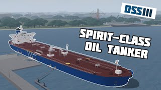 The Spiritclass Oil Tanker Aframax in Dynamic Ship Simulator 3 Roblox [upl. by Kenleigh564]