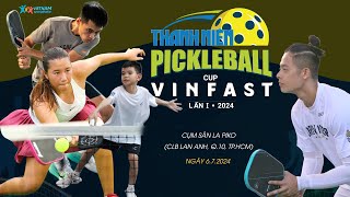 TRỰC TIẾP Giải Pickleball Thanh Niên lần I2024 Cúp VINFAST  Ngày 1 [upl. by Rett]