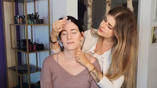 ASMR Face amp Scalp Massage Gua Sha Magische Massage zum Einschlafen Real Person deutsch [upl. by Llewop849]