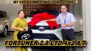 2025 TOYOTA FORTUNER 28 LTD 4X2 AT  SRP 2400000  PLATINUM WHITE PEARL  DEMO AND TURN OVER [upl. by Niggem668]