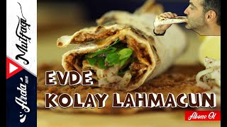 Evde Kolay Lahmacun Nasıl Yapılır  Lahmacun Tarifi  Ardanın Mutfağı [upl. by Ibob]