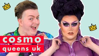 Lawrence Chaneys makeup transformation is the definition of glamour  Cosmo Queens UK [upl. by Nnylesor]