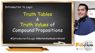 Truth Tables and Truth Values of Compound Propositions  Mathematics in the Modern World [upl. by Accebor810]