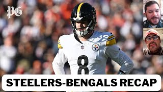 NFL Week 12 Steelers vs Bengals reaction recap highlights and analysis [upl. by Wolk]