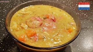 Dutch Peasoup  Erwtensoep Recipe [upl. by Knowland694]