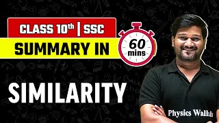 Similarity  Maths Summary  Class 10  Maharashtra SSC [upl. by Ruomyes910]