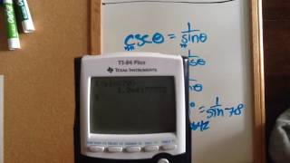 How to put csc sec cot in calculator [upl. by Kcirdec144]