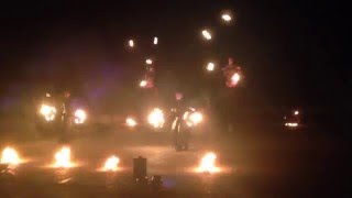 Rammstein fire works show Russian wedding [upl. by Hannahsohs]