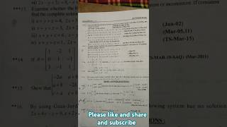 Inter 1st year maths 1A  matrices short answers important questions  maths trending viralshort [upl. by Schwenk]