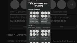 mm2 servers aint servering [upl. by Rosen]