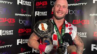 World Champion Marko Martinjak  BKB38 Postfight Interview [upl. by Mayfield]