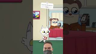 eat delicious popcorn while walkingshorts animation memes fyp cartoon comedy [upl. by Nosam]