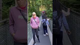 Capilano Suspension Bridge In British Columbia 🇨🇦🇨🇦🇨🇦🇨🇦 [upl. by Wolff284]