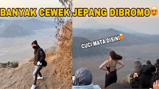 AKANG MV MENDAKI GUNUNG BROMO  BANYAK CEWEK JEPANG DIBROMO❤️ [upl. by Lucina842]