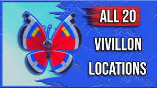 Vivillon Collector  All Pattern Locations New Pokemon Snap [upl. by Tatum]