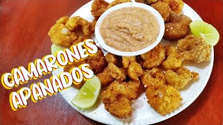 CAMARONES APANADOS  Receta fácil y rápida [upl. by Remus]