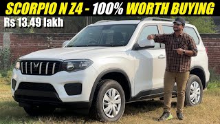 Scorpio N Z4  Rs 1349 lakh mein sabse Best Model [upl. by Barrus]